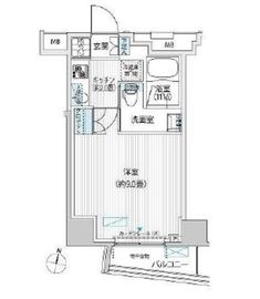 コスモグランス南品川 908 間取り図