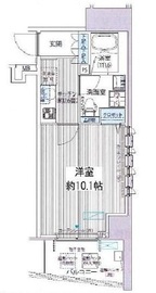 コスモグランス南品川 1010 間取り図