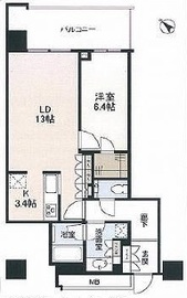 クロスエアタワー 30階 間取り図