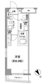 ザ・キューブ 403 間取り図