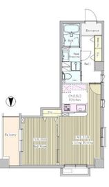 プラムコート東中野 109 間取り図