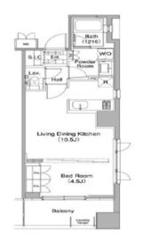 コンフォリア東池袋ウエスト 805 間取り図