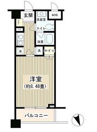 ノナプレイス渋谷富ヶ谷 308 間取り図