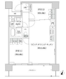 パークハビオ渋谷本町レジデンス 419 間取り図