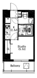 エスティメゾン戸越 502 間取り図