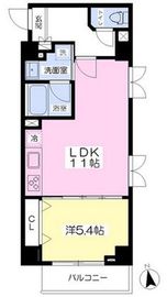 ミア高輪 2A 間取り図