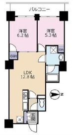 イーストコモンズ清澄白河フロントタワー 4階 間取り図