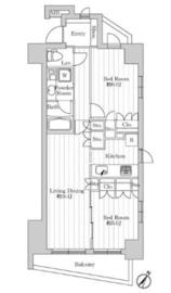 デュオステージ後楽園 903 間取り図