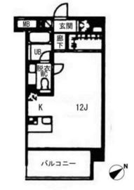 ヴォアラクテ西早稲田 201 間取り図