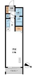 カッシア目黒 312 間取り図