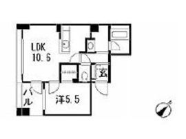 ドゥーエ新川 1302 間取り図