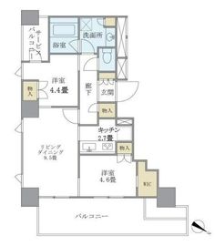 リビオ日本橋人形町 15階 間取り図