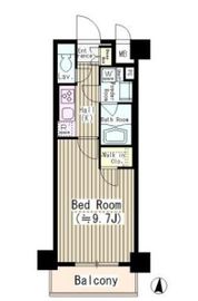 フェールメゾン菊川 502 間取り図