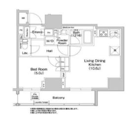 コンフォリア浅草橋 702 間取り図