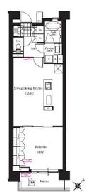 ブリリアイスト三軒茶屋アイビーテラス i617 間取り図