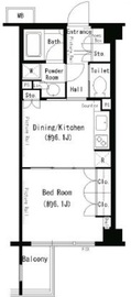 パークアクシス目黒本町 104 間取り図