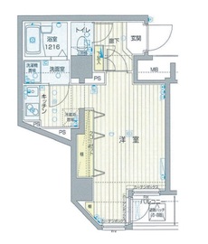 フォレシティ六本木 901 間取り図