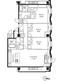 ハンドレッドステイレジデンス 503 間取り図