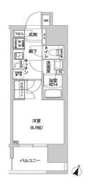 ラクラス幡ヶ谷 401 間取り図