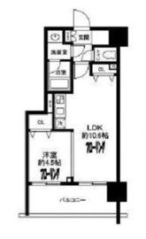 南麻布パークハイツ 302 間取り図