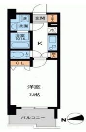 プライマル浅草橋 504 間取り図