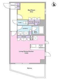 シティカレント代官山 103 間取り図