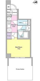 シティカレント代官山 313 間取り図