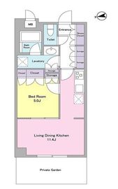 シティカレント代官山 111 間取り図