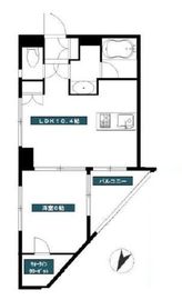 マートルコート恵比寿南2 4階 間取り図