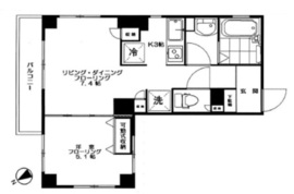 クレストヒルズ恵比寿 401 間取り図