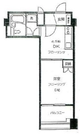 インペリアル広尾 2階 間取り図