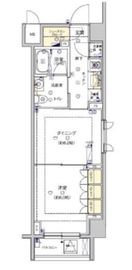 フィース水天宮前 2階 間取り図