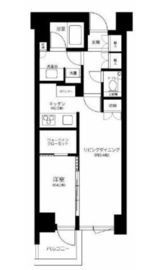 ブランズ六本木 2階 間取り図