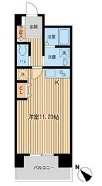 六本木ライズハウス 208 間取り図