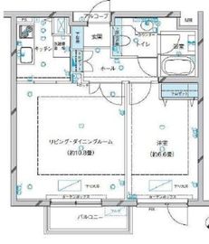 参宮橋マンション 203 間取り図