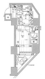 プレミアムキューブジー渋谷神南 2階 間取り図