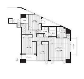 HF白金高輪レジデンス 1401 間取り図