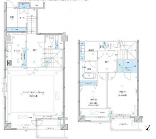参宮橋マンション 501 間取り図