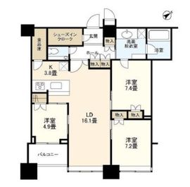 ザ・センター東京 31階 間取り図