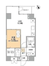 ラヴァージュ市谷台町 202 間取り図