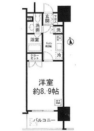 コンフォリア新宿御苑1 203 間取り図