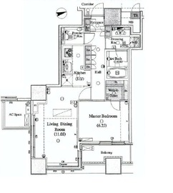 ザ・タワーズ台場 ウエスト 5階 間取り図