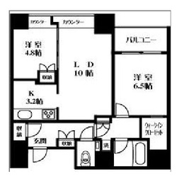 THE ROPPONGI TOKYO CLUB RESIDENCE 19階 間取り図