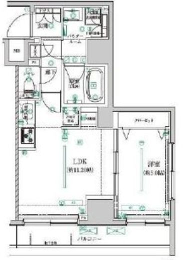 アルテシモサグラ 405 間取り図