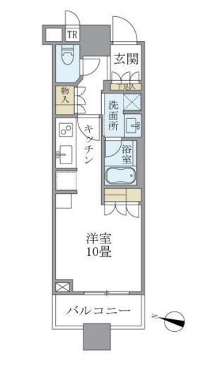 ブリリアタワーズ目黒 7階 間取り図