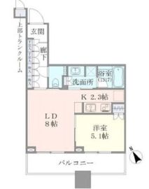 ブリリアタワーズ目黒 14階 間取り図