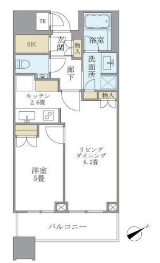 ブリリアタワーズ目黒 19階 間取り図