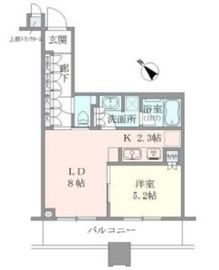 ブリリアタワーズ目黒 7階 間取り図