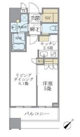 ブリリアタワーズ目黒 3階 間取り図