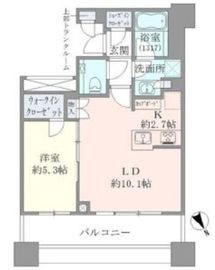 ブリリアタワーズ目黒 10階 間取り図